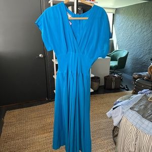 Vintage 80s silk dress